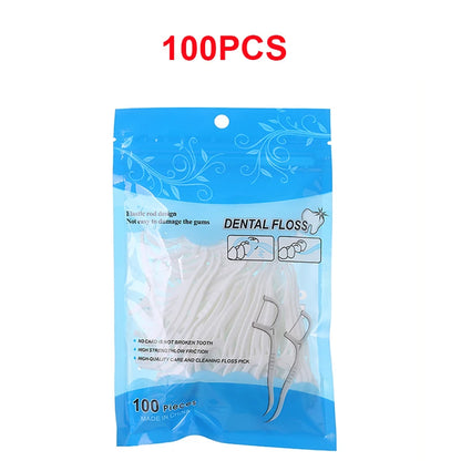 Fil dentaire DENTAL FLOSSI avec manche
