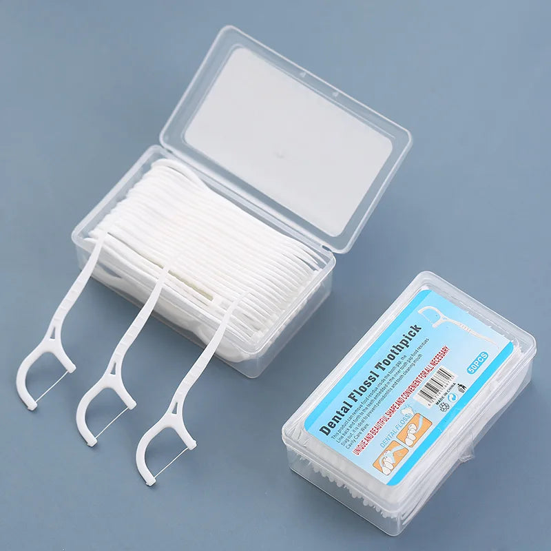 Fil dentaire DENTAL FLOSSI avec manche