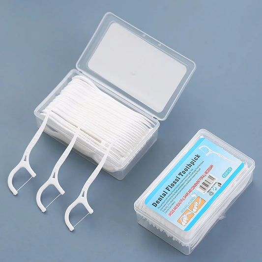 Fil dentaire DENTAL FLOSSI avec manche