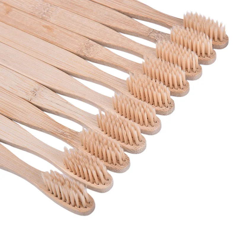 Brosse à dents et Etuis écologique en bambou Poils souples